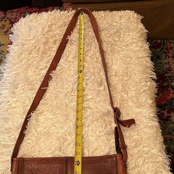 Duluth Trading Co Brown Leather Crossbody Bag - Picture 15 of 16